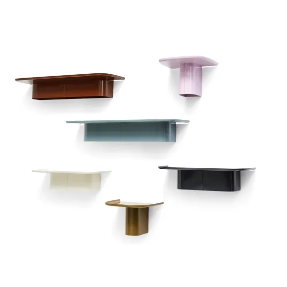 Etagere Murale Korpus - L 60 X P 25 X H 14 Cm - Brique Rouge