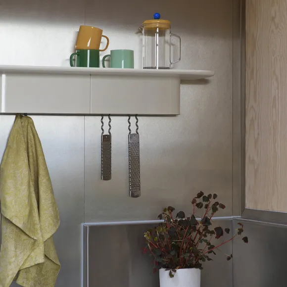 Etagere Murale Korpus - L 90 X P 25 X H 14 Cm - Creme