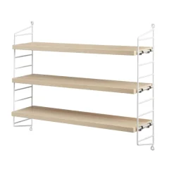 Etagere String Pocket - Frene Et Blanc