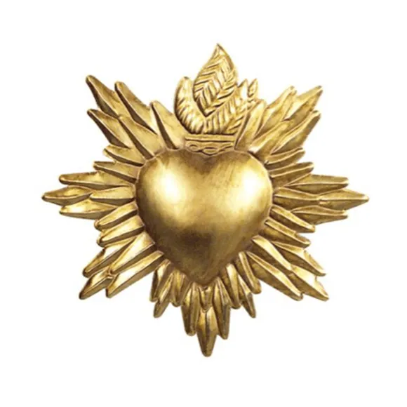 Exvoto Coeur Jungle Or