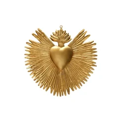 Exvoto Coeur Rayons - Or