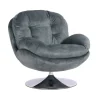 Fauteuil Memento En Velours - 81 X 86 X 83 Cm - Petrole