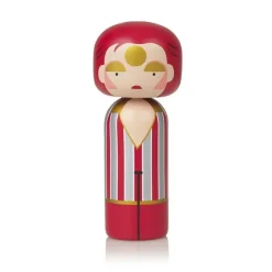 Figurine En Bois - Kokeshi Sketch.Inc - Ziggy Stardust - 14.5 Cm
