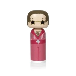 Figurine En Bois Kokeshi Sketch.Inc Elton Rose - 14.5 Cm