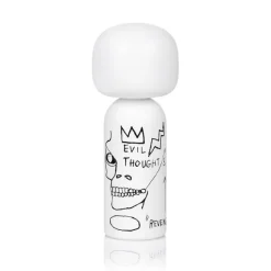 Figurine En Bois Kokeshi Sketch.Inc Jean-Michel Basquiat Evil Thoughts - 14.5 Cm