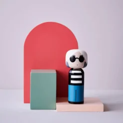 Figurine En Bois Kokeshi Sketch.Inc Andy - 14.5 Cm