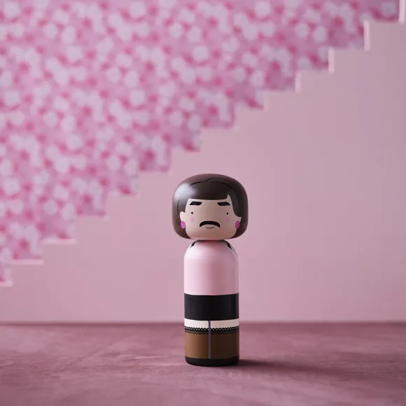 Figurine En Bois Kokeshi Sketch.Inc Freddie - I Want To Break Free - 14.5 Cm