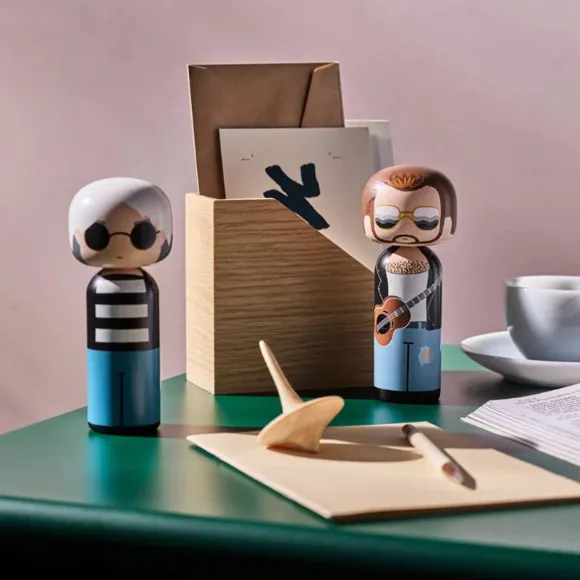 Figurine En Bois Kokeshi Sketch.Inc Andy - 14.5 Cm