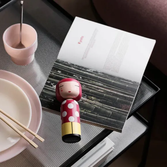 Figurine En Bois Kokeshi Sketch.Inc Dot