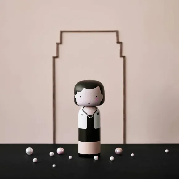 Figurine En Bois Kokeshi Sketch.Inc Coco