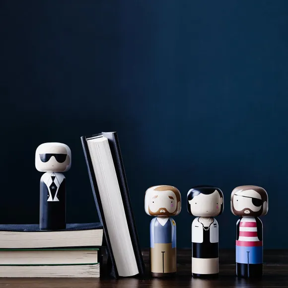 Figurine En Bois Kokeshi Sketch.Inc Coco