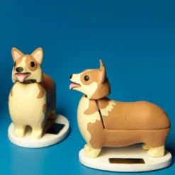 Figurine Solaire Corgi Elroy