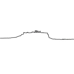 Frise Decorative Athenes - Noir - 50 Cm