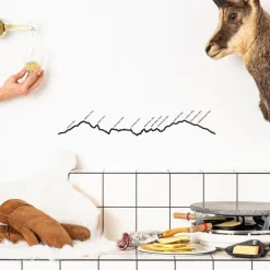 Frise Decorative Chamonix - Noir - 50 Cm