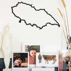 Frise Decorative Ile D'Yeu - Noir - 50 Cm