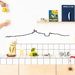 Frise Decorative Marseille Noir