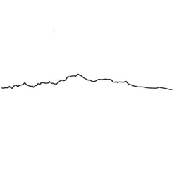 Frise Decorative Megeve - Noir - 50 Cm