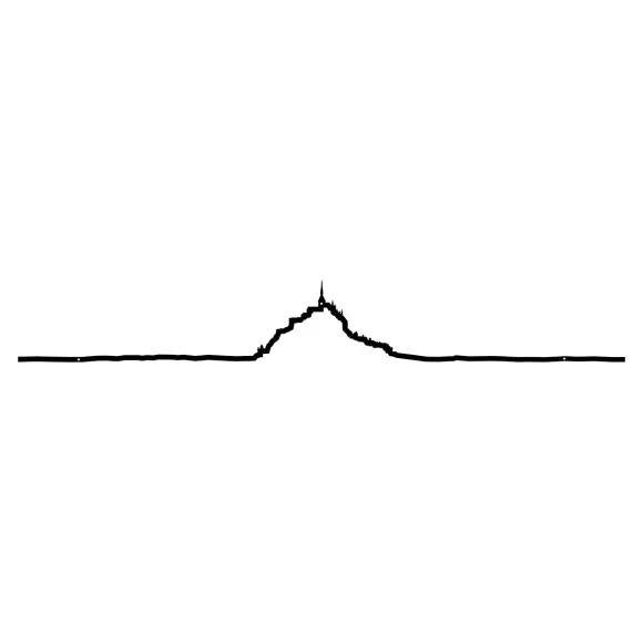 Frise Decorative Mont-Saint Michel