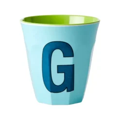 Gobelet Lettre G En Melamine - Menthe