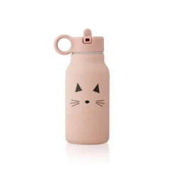 Gourde Falk En Acier Inoxydable 250 Ml - Chat Rose