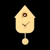 Horloge Modern Cuckoo - Jaune