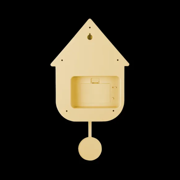 Horloge Modern Cuckoo - Jaune
