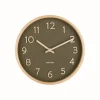 Horloge Murale Pure Wood Grain S - Vert