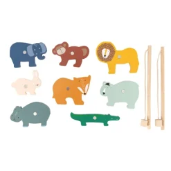 Jeu De Peche Animaux En Bois