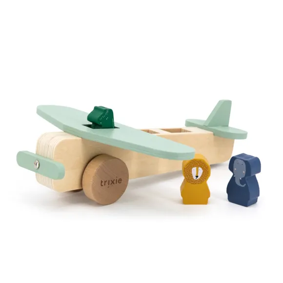 Jouet Avion Animaux En Bois