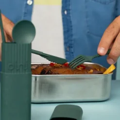 Kit De Couverts Reutilisables Et Nomades En Matiere Biosourcee