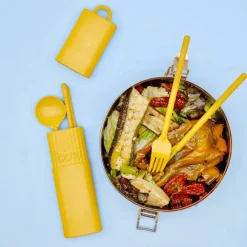 Kit De Couverts Reutilisables Et Nomades En Matiere Biosourcee