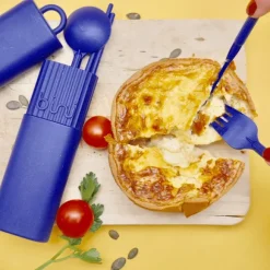 Kit De Couverts Reutilisables Et Nomades En Matiere Biosourcee