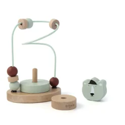 Labyrinthe A Perles Mr Polar Bear En Bois