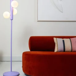 Lampadaire Kaktee - H 135 Cm - Lilas