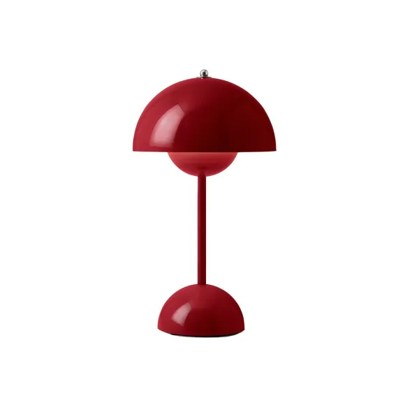 Lampe A Poser Flowerpot Vp9 Sans Fil - Rouge Vermillion