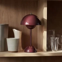 Lampe A Poser Flowerpot Vp9 Sans Fil - Dark Plum