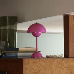 Lampe A Poser Flowerpot Vp9 Sans Fil - Rose Tangy