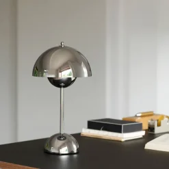 Lampe A Poser Flowerpot Vp9 Sans Fil - Chrome
