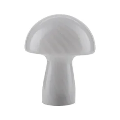 Lampe Champignon H 23 Cm - Blanc