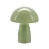 Lampe Champignon H 23 Cm - Vert