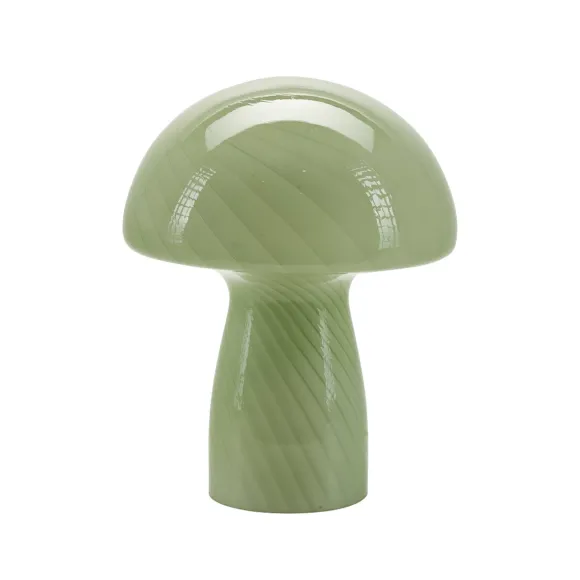 Lampe Champignon H 23 Cm - Vert