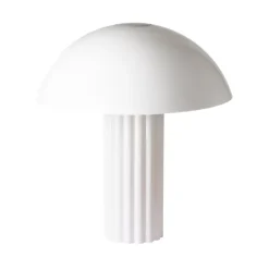 Lampe De Table Acrylic Cupola - O 56 X 61,3 Cm - Blanc