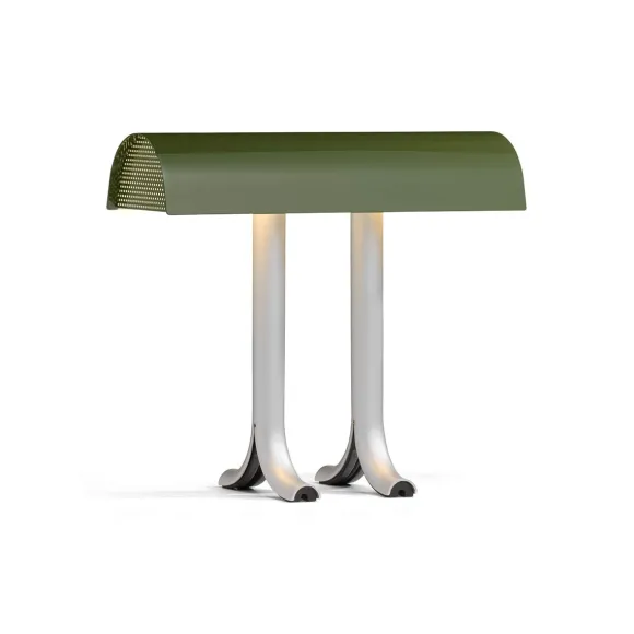 Lampe De Table Anagram - O 14 X H 32,5 Cm - Vert Algue