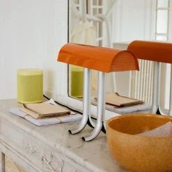 Lampe De Table Anagram - O 14 X H 32,5 Cm - Orange