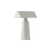 Lampe De Table Caret Mf1 H 22Cm - Gris Soie