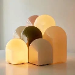 Lampe De Table Parade - O 15,5 X H 24 Cm - Blanc