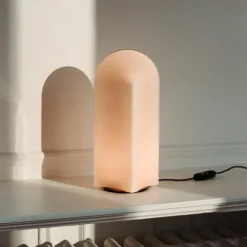 Lampe De Table Parade - O 15,5 X H 32 Cm - Blush