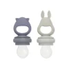 Lot De 2 Grignoteuses En Silicone - Onyx