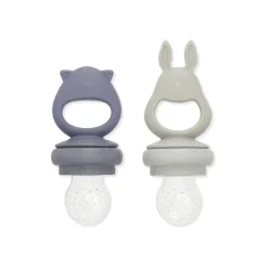 Lot De 2 Grignoteuses En Silicone - Onyx