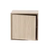 Meuble De Rangement Stacked Chene Avec Porte M